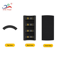 Pantalla LED Flexible a Todo Color para Exteriores P2.976 P3.91 P4.81 P6.25, Pantalla LED Curva Flexible P7.81 P10.42, Panel LED de Alta Frecuencia de Actualización