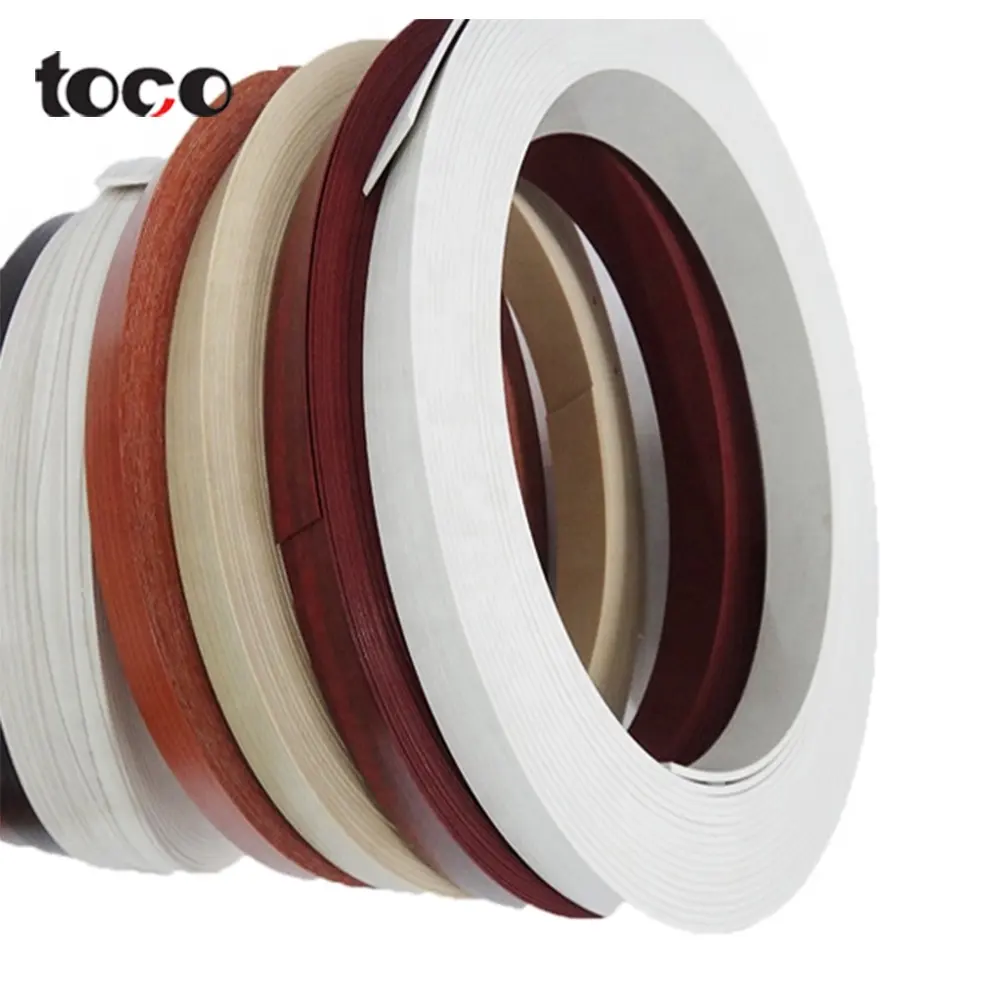 Toco uv 보드 얇은 스파크 솔리드 실버 컬러 선반 고무 목재 가구 라운드 테이블 pvc mdf 가장자리 밴딩 테이프