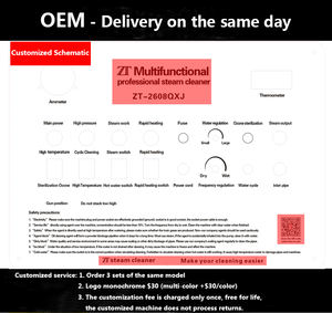 OEM גבוהה לחץ קר וחם מים ניקוי 30S מהירה אדי קיטור מנקה רכב לשטוף מכונה נייד אוטומטי רכב מכונת כביסה - Product Image 5