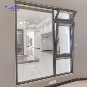 York mở bên trong cử<span class=keywords><strong>a</strong></span> sổ nfrc đánh giá gạch 24 tiêu chuẩn cách âm đôi Tempered Kính màu nhôm Tilt-Turn cử<span class=keywords><strong>a</strong></span> sổ mới USA - Product Image 3
