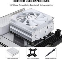 Thermalright AXP90-X53 White Low Profile ITX CPU Air Cooler avec Slim PWM Fan Low Noise 22.4dba pour AM4/AM5/Intel
