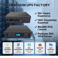Onduleur UPS 3KVA 230Vac de qualité supérieure, montable en rack 2U 3U, pour usage marin, avec AVR