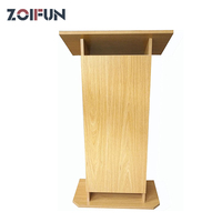Autres meubles commerciaux, podium en bois pour salle de classe, salle de conférence, discours, théâtre, pupitre