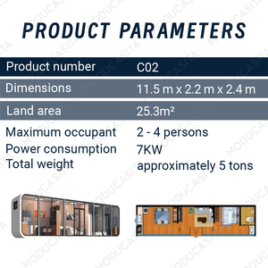 Giá rẻ cạnh tranh đúc sẵn không gian di chuyển viên nang cho khách sạn và nhà - Product Image 2