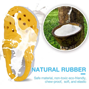 Eco Friendly Materials Slippers Shape Super Indestructible Bite Resistant Food Grade Natural Rubber Pet <b>Dog</b> Chew Toys - Product Image 5
