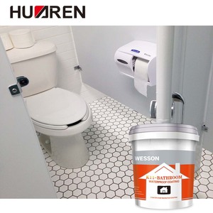 Sơn phủ polyurethane acrylic Huaren <span class=keywords><strong>1K</strong></span>, chất lỏng chống thấm cho phòng tắm, màng chống thấm cho tường và bê tông - Product Image 3