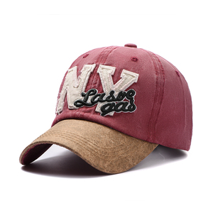 2022 New Distressed Dad Trucker Hat Common Fabric <b>Baseball</b> Cap with Embroidered Base <b>Ball</b> Design - Product Image 4