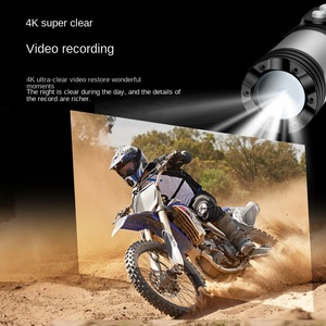 HD <span class=keywords><strong>4k</strong></span> 80mp IP66 thể thao không thấm nước mũ bảo hiểm máy ảnh CMOS cảm biến xe máy xe đạp ngoài trời cưỡi ghi đèn pin có thể sạc lại - Product Image 2