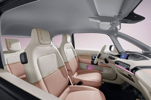 Nouveau Range Rover <span class=keywords><strong>Mini</strong></span> <span class=keywords><strong>KIWI</strong></span> EV voiture 4 places véhicule électrique batterie au Lithium boîte de vitesses automatique gauche nouvelle énergie véhicule 120KM gamme - Product Image 6