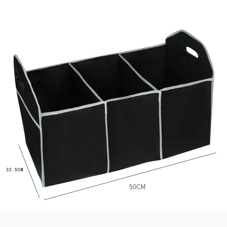 Grande capacidade Car Backseat Trunk Grande espaço impermeável dobrável Car Organizer Storage Bag sacos de armazenamento