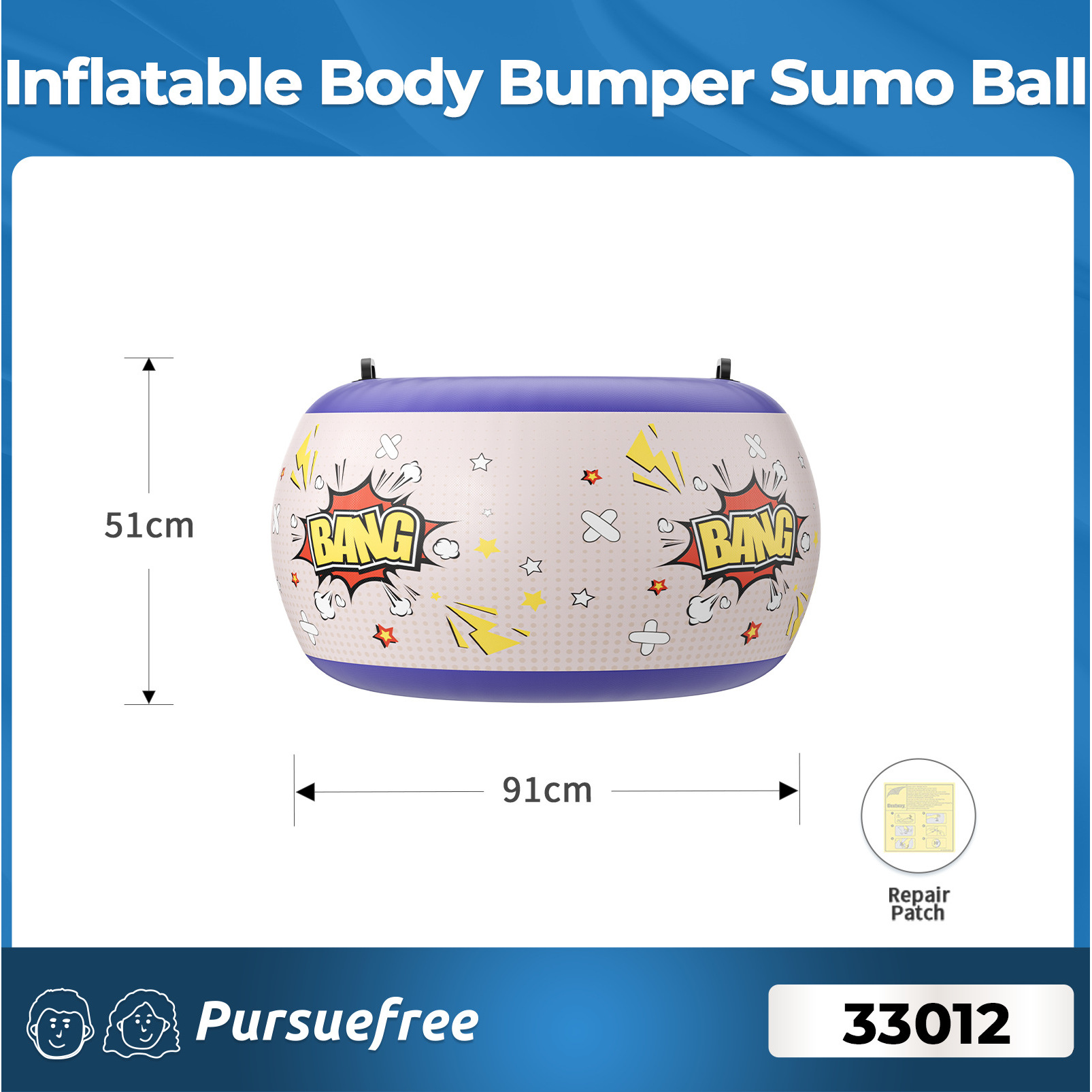 Anillo de impacto de mano beige (91*51 cm) 33012