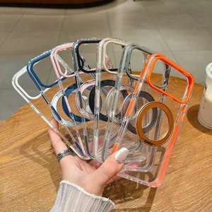 Funda Magnética Transparente Mate de TPU y Acrílico para <span class=keywords><strong>iPhone</strong></span> 17 Pro Max con Soporte Metálico, la Más Vendida - Product Image 6