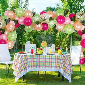 Groothandel 78 Stuks 8 Soorten Jungle Palm Bladeren Kunstmatige Tropisch Blad Jungle Gouden Plant Safari Bladeren Decoraties - Product Image 5