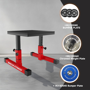 Hot Sale Premium Squat <strong>Box</strong> Training Station for Fitness Centers Durable Steel <strong>Frame</strong> with Wooden Top Platform - Product Image 5