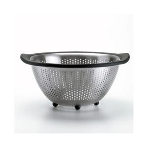 High-Quality Stainless Steel Multi-Purpose <b>Colander</b> Bowl with Eco-Friendly <b>Metal</b> Construction for Kitchen Use Durable & Stylish - Product Image 5