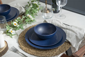 Morden 100% mélamine 12 pièces service de vaisselle Organica marine française service de vaisselle pour l'extérieur - Product Image 4