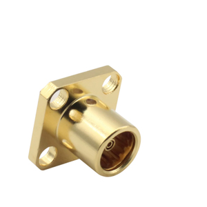 ขั้วต่อโคแอกเชียล RF แบบติดตั้งบนหน้าแปลนสำหรับตัวเมีย <span class=keywords><strong>BMA</strong></span> ตัวเรือนทองเหลืองชุบทอง ประสิทธิภาพทางไฟฟ้าสูง สำหรับระบบแร็คอุปกรณ์ - Product Image 1