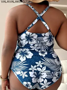 2025 imprimé sanglé grande taille maillots <span class=keywords><strong>de</strong></span> <span class=keywords><strong>bain</strong></span> <span class=keywords><strong>femmes</strong></span> Push up dame grand une pièce <span class=keywords><strong>maillot</strong></span> <span class=keywords><strong>de</strong></span> <span class=keywords><strong>bain</strong></span> brésilien potelé plage sinueuse <span class=keywords><strong>maillot</strong></span> <span class=keywords><strong>de</strong></span> <span class=keywords><strong>bain</strong></span> - Product Image 3