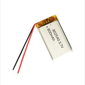 802540 800mAh <strong>3</strong>,7 V single cell quadcopter lithium polymer Ion battery with connector for UPS - Product Image 1