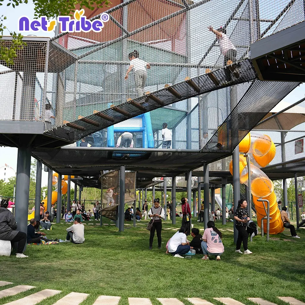 Parque de Atracciones para niños, equipo de escalada, parque infantil para padres e hijos