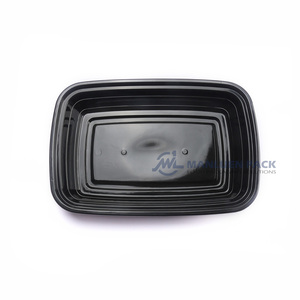 Tùy Chỉnh Dùng Một Lần Nhanh Chóng Lò Microwave <span class=keywords><strong>Container</strong></span> Thực Phẩm Cấp Thực Phẩm Nhựa Trái Cây Rau Salad Bao Bì Thực Phẩm Bento Hộp - Product Image 2