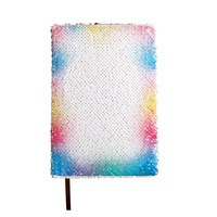 Carnet à paillettes réversibles vierges pour sublimation A5, journal magique à couleurs changeantes pour étudiants, thème sirène, pour impression photo DIY, cadeau
