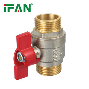 IFAN thương mại giá Brass phụ kiện đường ống dẫn nước Brass van nước áp lực cao giả mạo van bi - Product Image 2