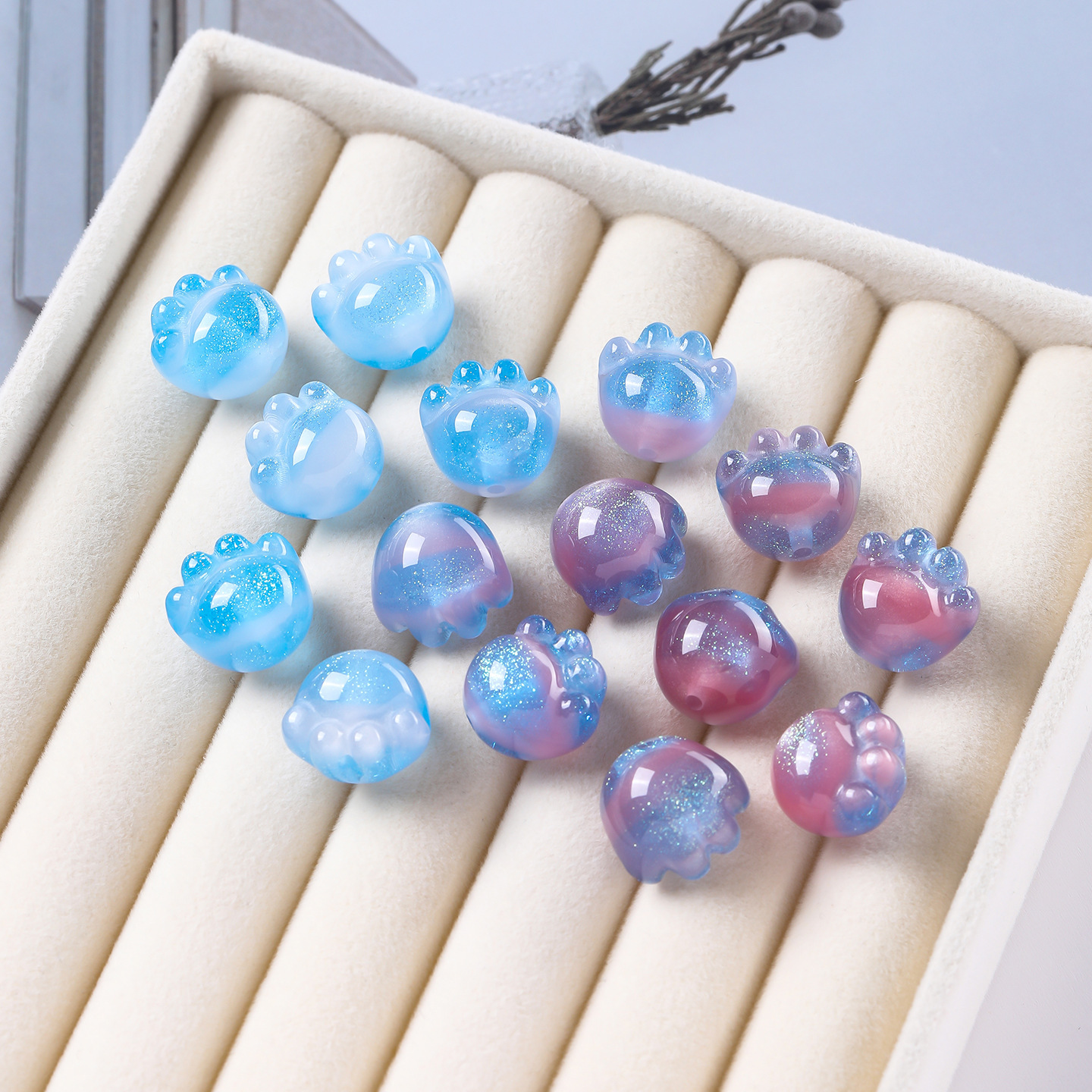 Le bleu devient rose