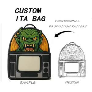 Sac Ita de conception de monstre gothique personnalisé avec motif de veilleuse lumineuse de fenêtre transparente Itabag - Product Image 1