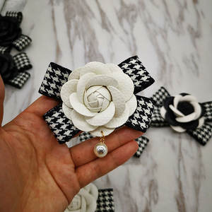 Broche de créateur en cuir PU pour corsage de ruban pour les enfants pour les idées de cadeaux de fiançailles de mariage - Product Image 5