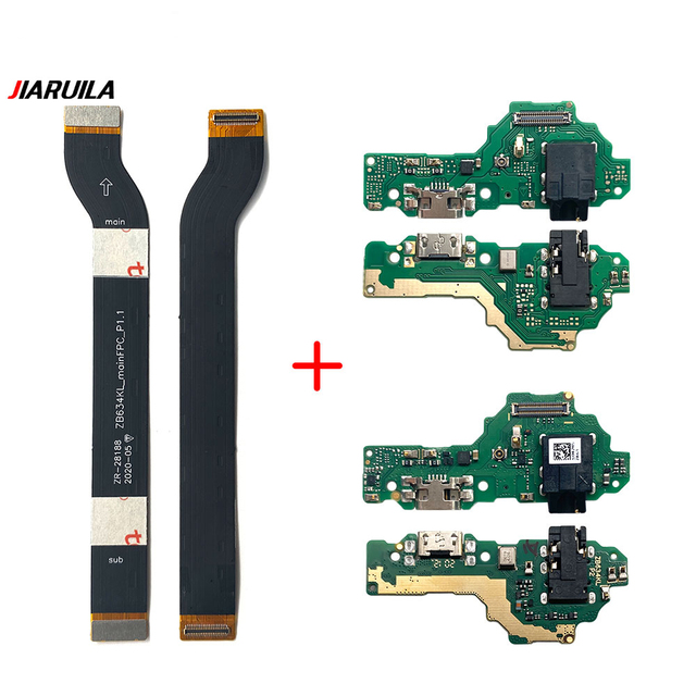 Original USB Charging Port Dook Connector Motherboard Flex Cable for Asus Zenfone Max Plus (M2) ZB634KL A001D Placa De Carga