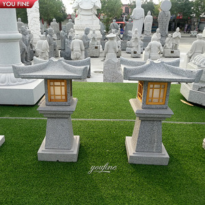 Outdoor Decorazione del <span class=keywords><strong>Giardino</strong></span> di Pietra di Granito Pagoda Lanterne per la Vendita - Product Image 1
