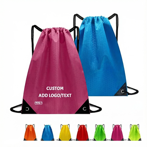 Sac à dos à cordon de serrage en polyester personnalisé de haute qualité 610D, imperméable, capacité de 20 à 38 L, multifonctionnel, style tendance, unisexe - Product Image 1