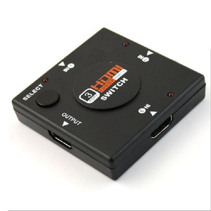 สวิตช์ HDMI 3 ใน 1 ออก 1080P รองรับ 3D ตัวเลือก HDMI สำหรับโปรเจคเตอร์จอภาพทีวี - Product Image 1