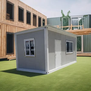 20 pieds détachable en acier léger préfabriqué conteneur bureau préfabriqué conteneur maison cadre - Product Image 1