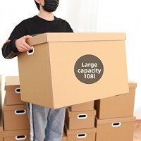 Vente directe d'usine, boîtes de rangement pour cadeaux avec couvercles, boîtes de déménagement, organiseurs de dossiers de bureau, boîtes d'archives, fabriquées en Chine