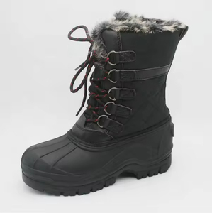 Bottes <span class=keywords><strong>de</strong></span> neige pour femmes YL3688 personnalisées, mi-mollet, mode, chaudes, imperméables, pour l'hiver - Product Image 3