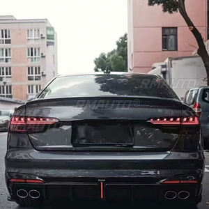 Alerón trasero para Audi A4 B9 2017 2018 2019 2020, material ABS, color negro o imprimado sin pintar, alerón trasero para Audi A4 B9 C - Product Image 6