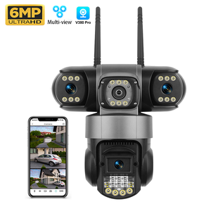 Veezoom Wifi 6MP PTZ camera an ninh với ba ống kính không dây đầy màu sắc tầm nhìn ban đêm được xây dựng trong mic Tính năng theo dõi chuyển động của con người - Product Image 1