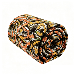 Nouveau Tissu Dashiki Africain en Cire de Pierre Cristalline, Couleurs Vives Premium, <span class=keywords><strong>Motif</strong></span> Géométrique, pour Festivals, Célébrations et Pagnes - Product Image 1