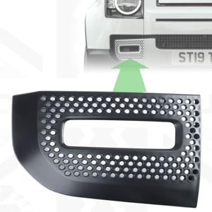 NEWWIND Gloss nero lega di alluminio Auto paraurti anteriore copertura inferiore Trim Lip per Land <span class=keywords><strong>Rover</strong></span> Defender L663 accessori Auto esterno - Product Image 5