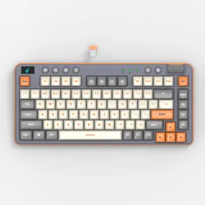 El más nuevo modelo privado 2,4G con cable Bluetooth trimodo RGB pudín keycap Teclado mecánico