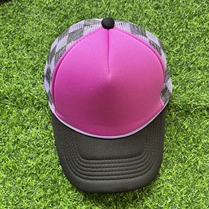 Promotion Été : Casquette Trucker en Maille à Motif Damier Personnalisable, Casquette de Baseball à <span class=keywords><strong>5</strong></span> Panneaux avec Face Avant en Mousse Tendance, Casquette de Sport à Carreaux, Casquette de Noël - Product Image 6