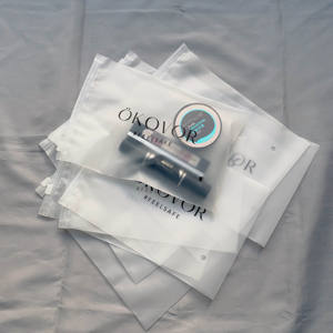 Bolsas de CPE con Cierre Hermético y Logotipo Personalizado, Bolsas Transparentes Esmeriladas con Cierre, para Empacar Calcetines y Ropa Interior, Directo de Fábrica - Product Image 2