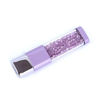 Memoria USB 2.0 con Forma de Corazón, Material de Cristal, Hermosa Memoria USB Personalizada con Diamantes, 16G 32G con Múltiples Capacidades