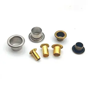 Factory Remaches 304 Stainless Steel Rivet Flat Head Male And Female Double Cap Rivets