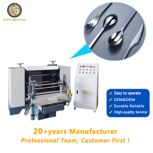 JINZHU 11kW 베어링 스테인리스 스틸 알루미늄 금속 식기 미러 폴리싱 기계 (칼, 숟가락, 포크 자동 식기용) - Product Image 1