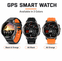 2026 ID09 Herren Robuste Outdoor GPS Smartwatch IP68 Wasserdicht Fitness-Tracker 24H Herzfrequenz-Monitor Individuelles Logo OEM Geringe Mindestbestellmenge