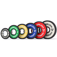 Pare-chocs gym 1.25 kg 1kg 2kg 5 kg changement de couleur powerlifting poids plaques partielles