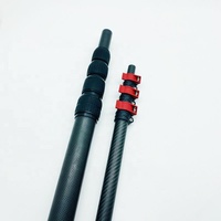 Bras télescopique en fibre de carbone, serrure rabattable, nouveau design, 2021